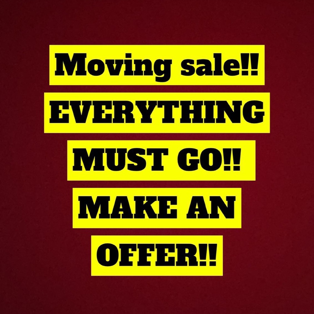 MOVING SALE- TRYING TO GET RID OF ALL POSTED CLOTHES! OFFERS WELCOMED!!